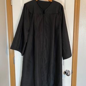 Black Graduation Cap and Gown
